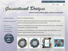 Tablet Screenshot of gemsationaldesigns.com